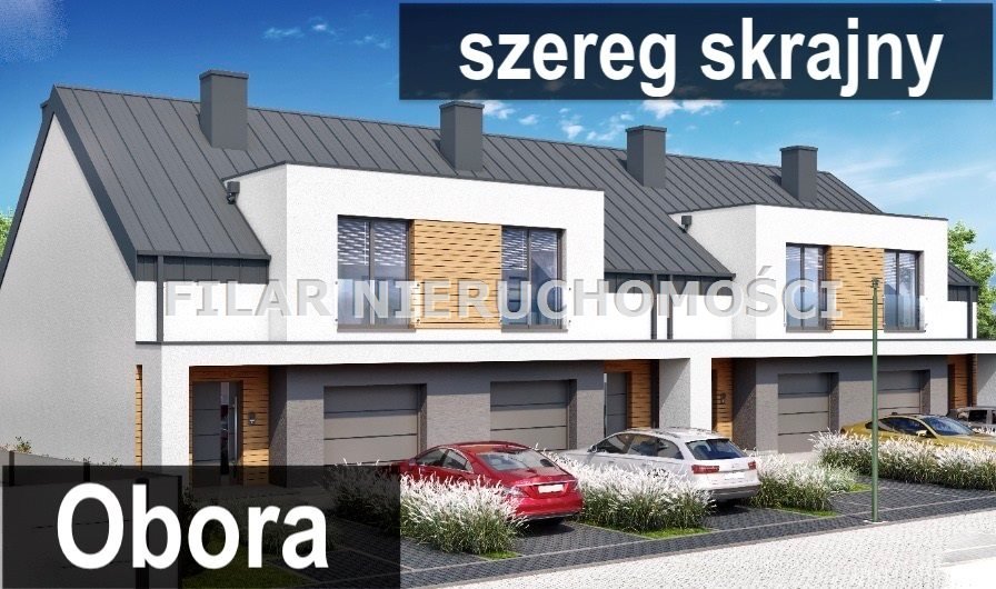 Nowoczesny dom w Oborze (117,77 m²) z garażem i dużym tarasem Obora  162m2 Foto 1