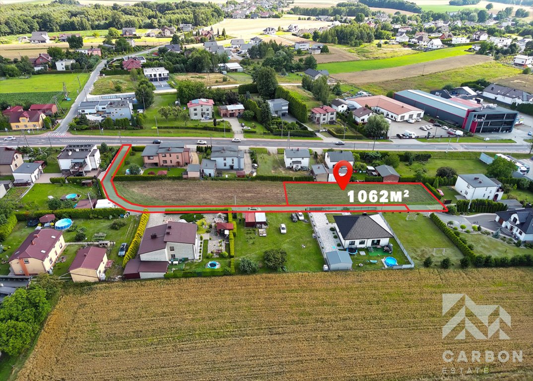 Działka budowlana 1063 m² w Raju z pełnym uzbrojeniem Żory, Rój  1 063m2 Foto 1