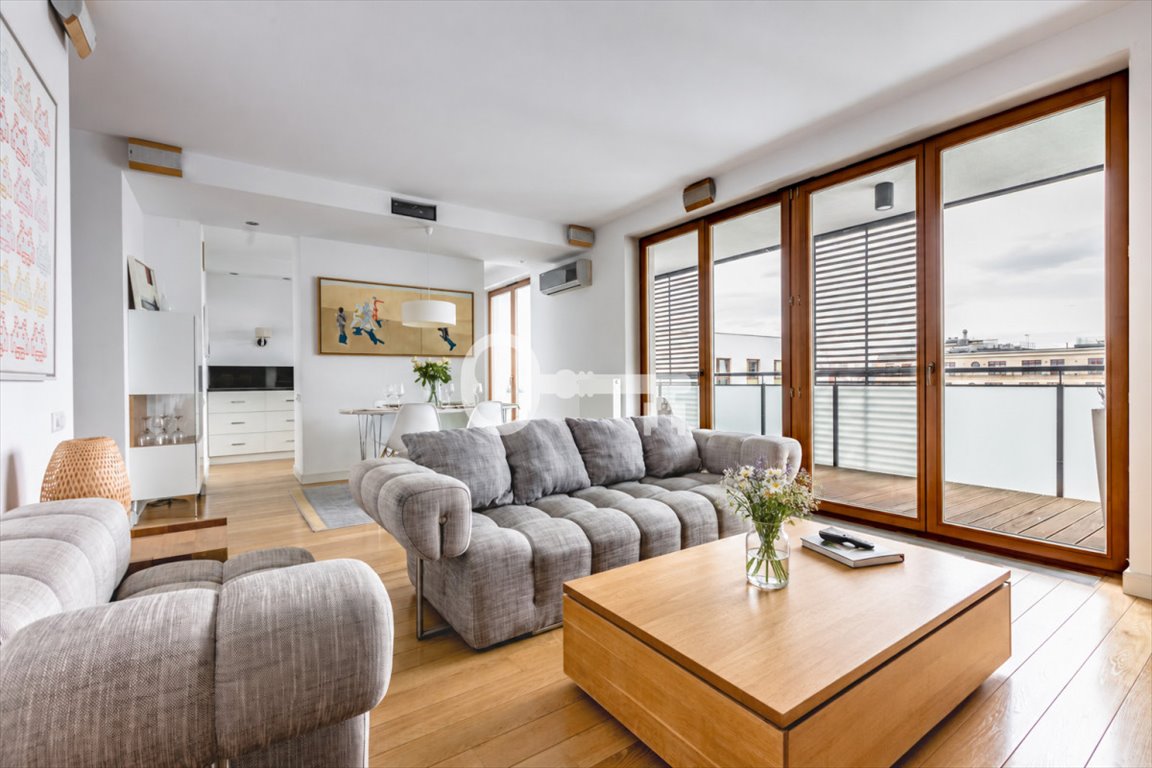 Nowoczesny 78 m² apartament z tarasami i pełnym wyposażeniem polecam!: Warszawa Śródmieście Powiśle