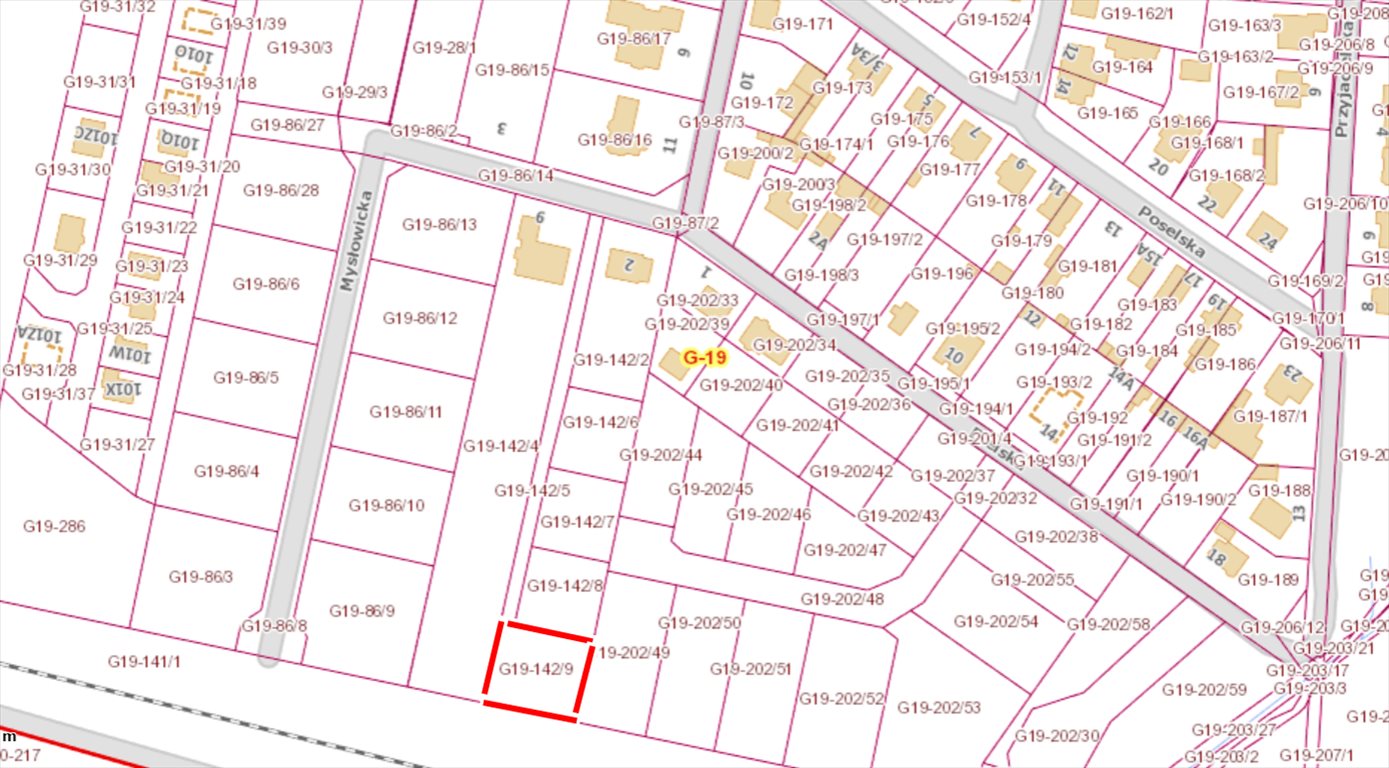 Działka budowlana 1000m² w Łodzi Górnej, blisko parku Łódź, Górna, Młynek, Mysłowicka  1 000m2 Foto 1