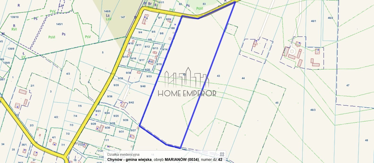 Działka rolna na sprzedaż Marianów  43 300m2 Foto 5