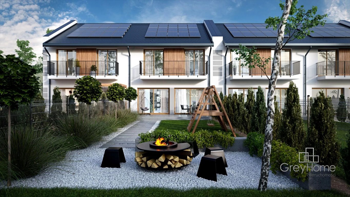 Nowoczesny dom szeregowy 137 m2 z garażem i tarasem Wiązowna  167m2 Foto 1