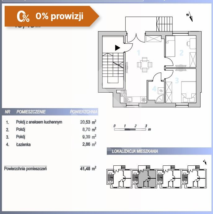 Mieszkanie trzypokojowe na sprzedaż Bydgoszcz, Czyżkówko  41m2 Foto 8