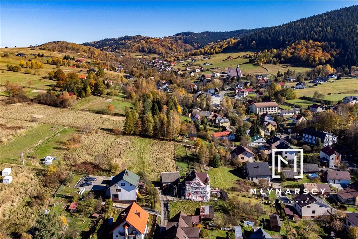 Działka budowlana na sprzedaż Pewel Ślemieńska  900m2 Foto 6