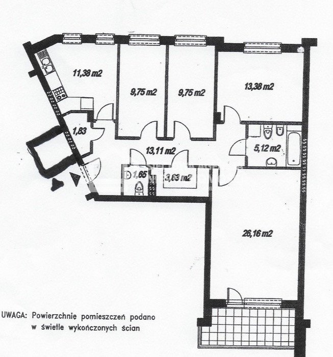 Mieszkanie czteropokojowe  na sprzedaż Kartuzy, Mściwoja II  96m2 Foto 5