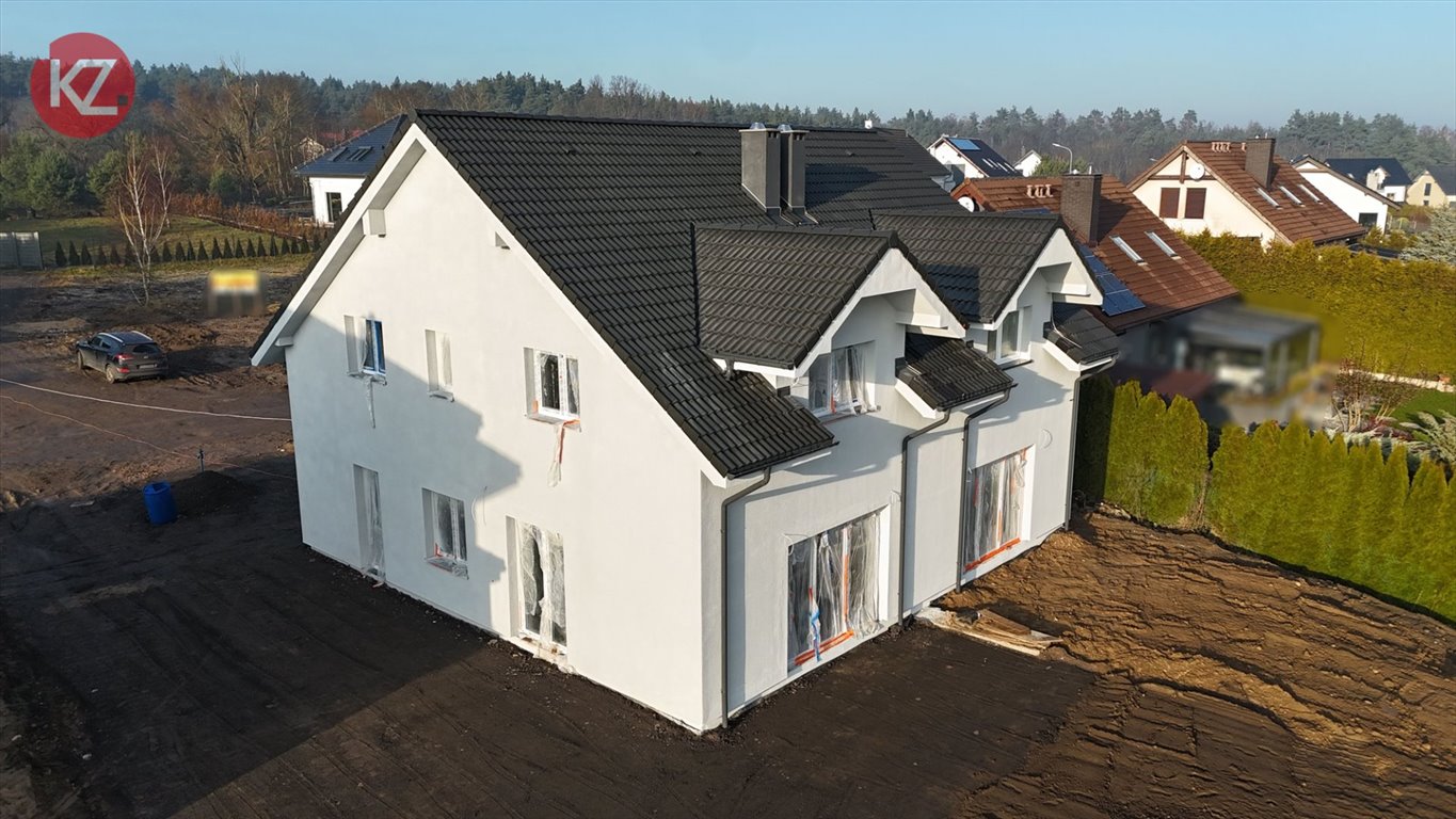 Nowoczesny dom z ogrodem 115 m², 500 m² działki, gotowy do wykończenia Zawada, Okrężna  115m2 Foto 1