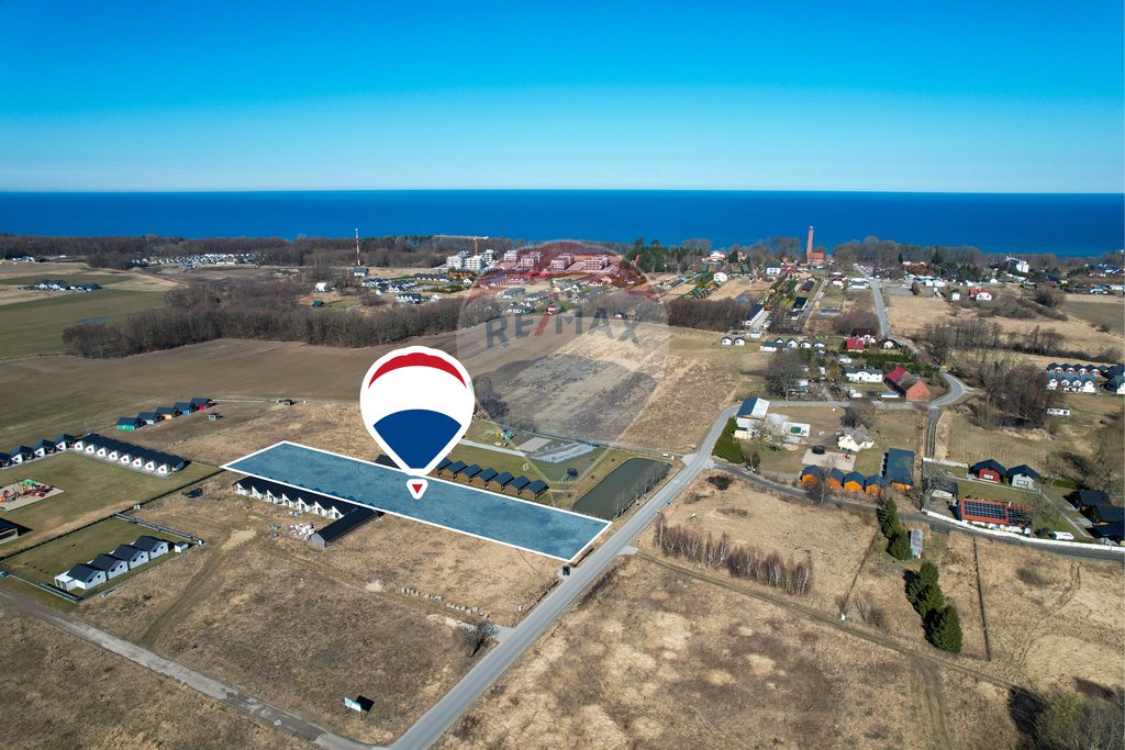 Działka inwestycyjna 3915 m² z projektem domów nad morzem Gąski, Kołobrzeska  3 915m2 Foto 1