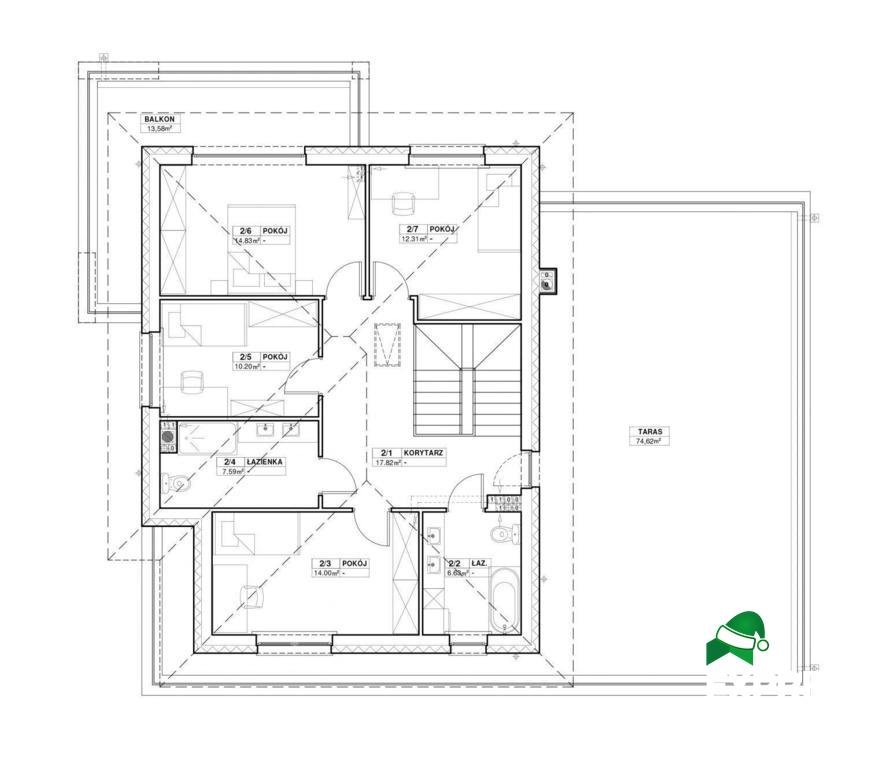 Dom na sprzedaż Księżyno  175m2 Foto 5