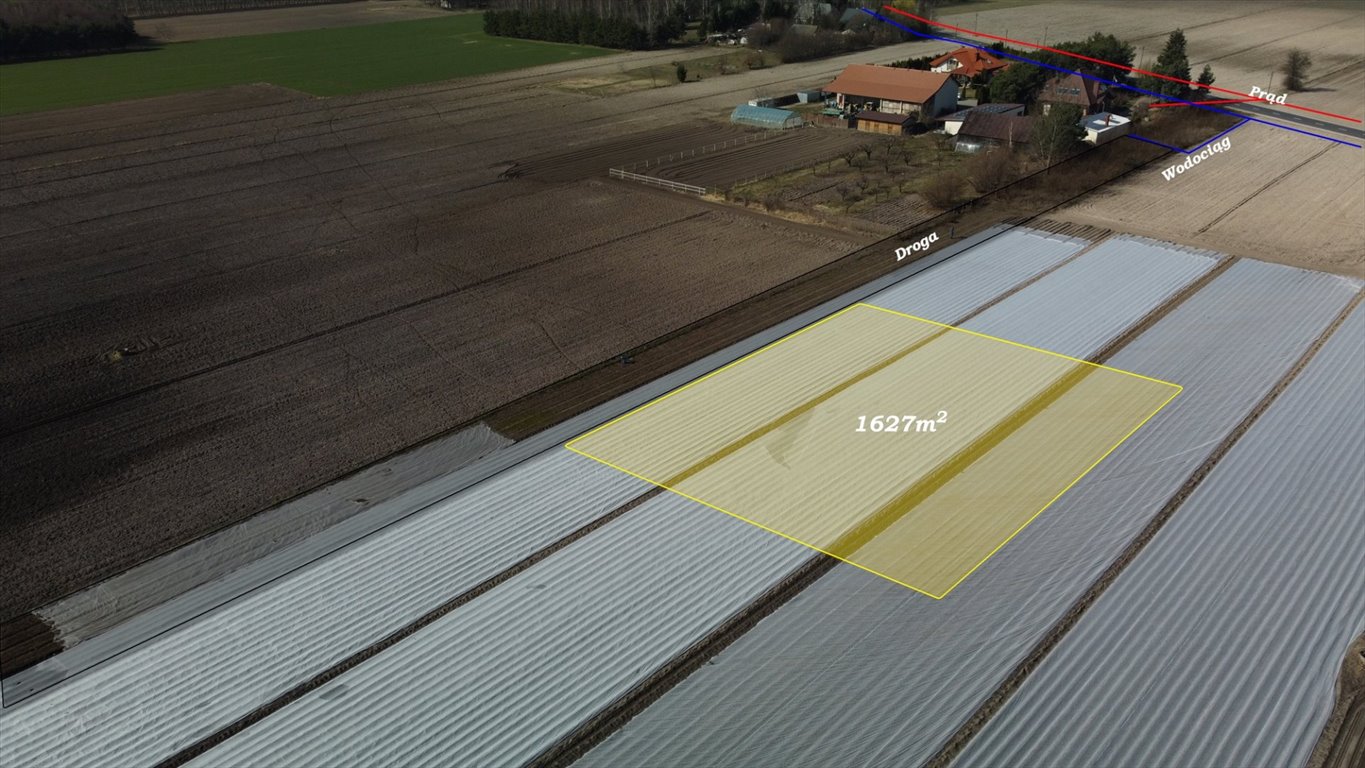 Sprzedam działkę 1627 m² w Strojcu z warunkami zabudowy Strojec  1 627m2 Foto 1