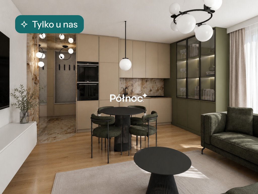 Nowoczesne mieszkanie z balkonami w Łomży - pełna aranżacja Łomża, Ogrodowa  46m2 Foto 1