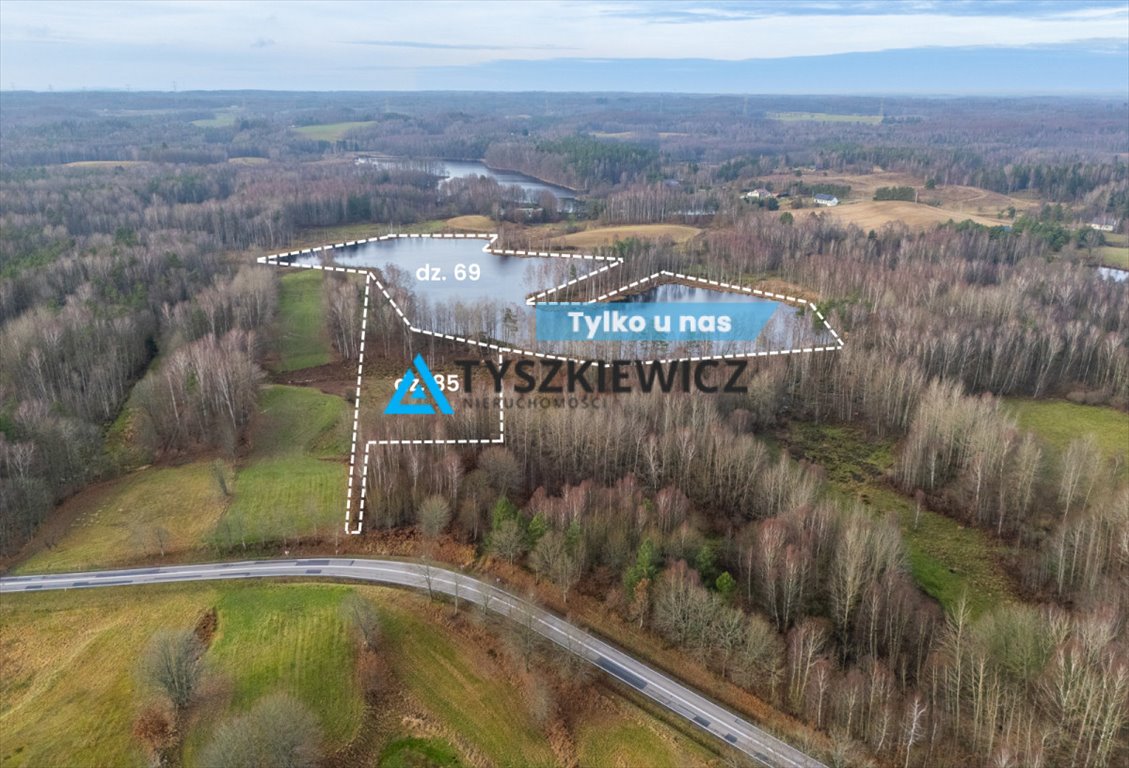 Działka z własnym jeziorem i warunkami zabudowy na sprzedaż Trzebiatkowa  71 700m2 Foto 1