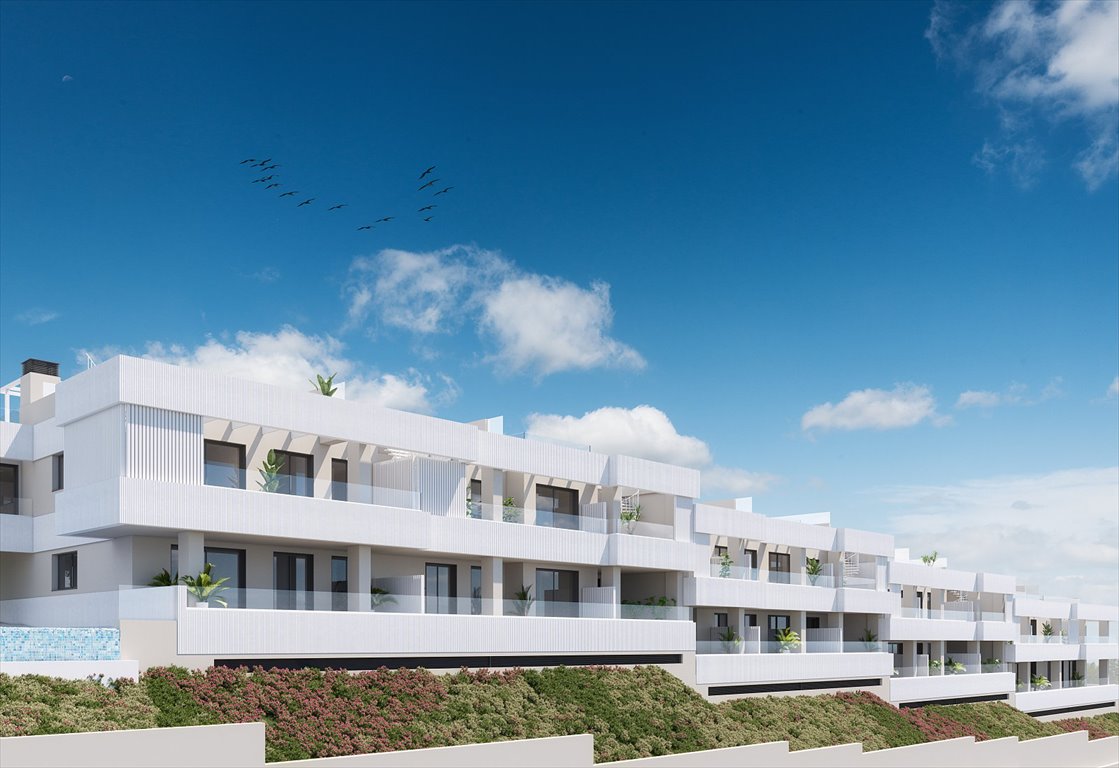 Urokliwe 3-pokojowe mieszkanie z widokiem na góry i morze Hiszpania, Benalmadena Pueblo, Benalmádena Pueblo, Benalmádena, Málaga  109m2 Foto 1