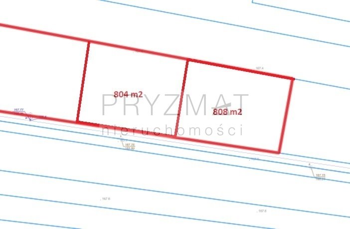 Działka budowlana 808 m² w Karolinie – możliwość zakupu dwóch działek Karolina, Główna  808m2 Foto 1