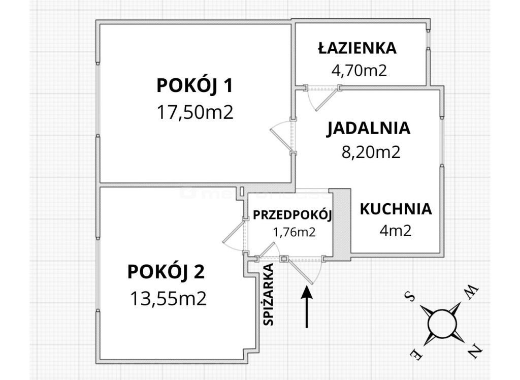 Mieszkanie trzypokojowe na sprzedaż Węgliniec, Piłsudskiego  56m2 Foto 2