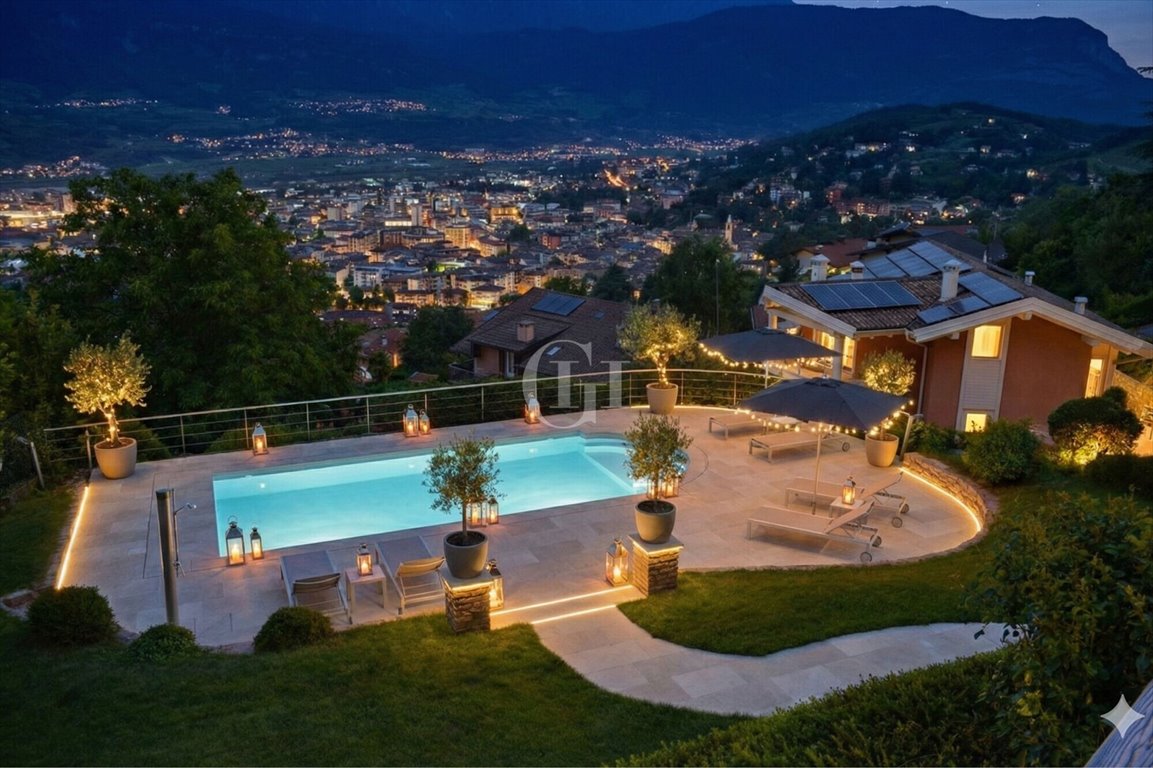 Luksusowa willa z panoramicznymi widokami i strefą wellness Włochy, Rovereto  170m2 Foto 1
