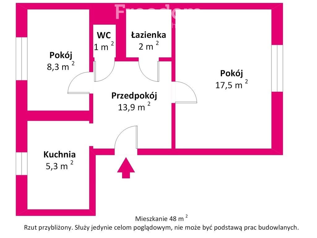 Mieszkanie dwupokojowe na sprzedaż Elbląg, Topolowa  48m2 Foto 7