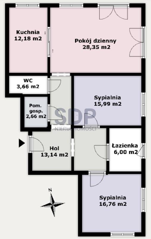 Mieszkanie trzypokojowe na sprzedaż Wrocław, Krzyki, Księże Małe, Rybnicka  105m2 Foto 2