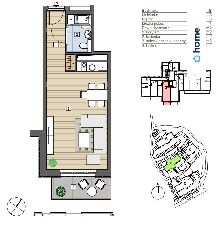 Kawalerka na sprzedaż Szklarska Poręba, Dolna  34m2 Foto 1