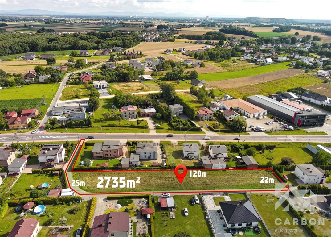 Działka budowlana na sprzedaż Żory, Rój, Wodzisławska  2 740m2 Foto 1