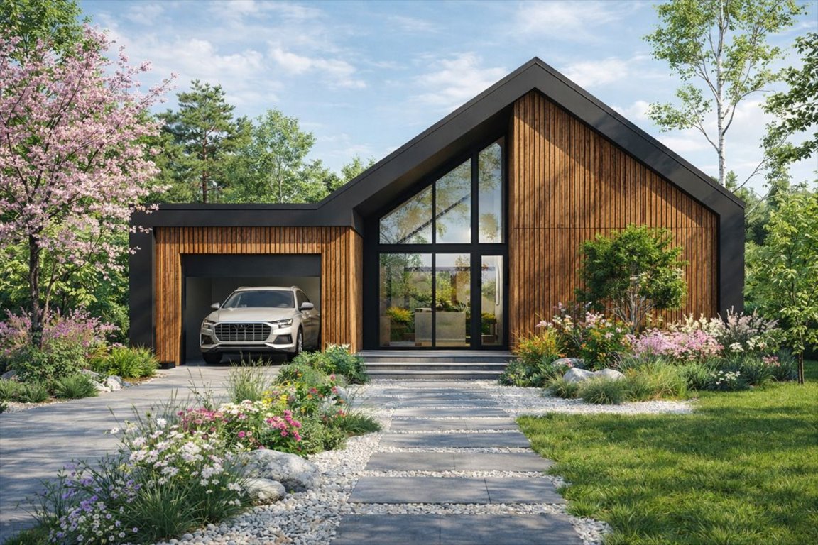 Elegancki dom 146,68 m² z tarasem, kominkiem i fotowoltaiką Rzeszów, Budziwój, Senatorska  147m2 Foto 1