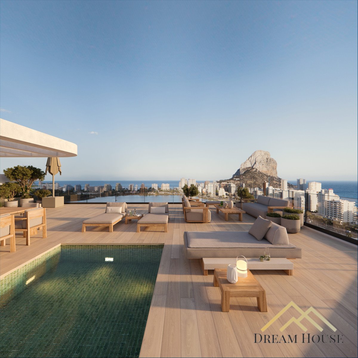 Nowoczesne apartamenty z widokiem na morze w Calpe Hiszpania, CALPE, Calpe  100m2 Foto 1
