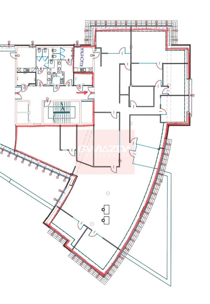 Atrakcyjny lokal biurowy 542 m2, parking, dostos. Warszawa, Praga-Południe  542m2 Foto 1