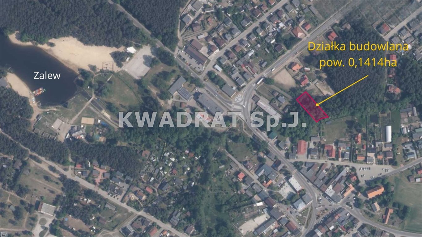 Działka budowlana na sprzedaż Kobyla Góra  1 414m2 Foto 2