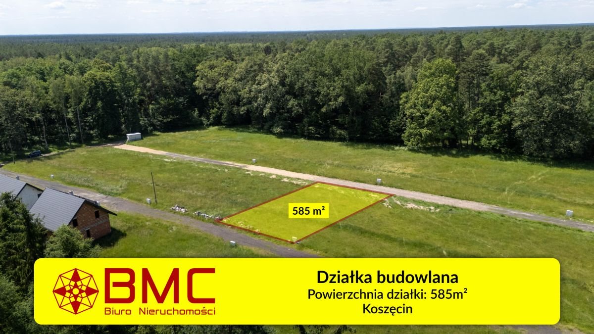 Na sprzedaż działka 585 m² w lesie w Koszęcinie Koszęcin, Piaskowa  585m2 Foto 1