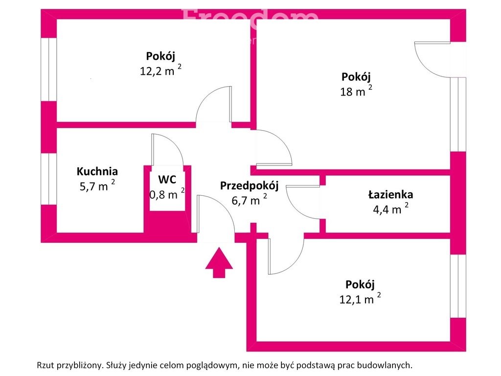 Mieszkanie trzypokojowe na sprzedaż Olsztyn, Stanisława Murzynowskiego  60m2 Foto 18