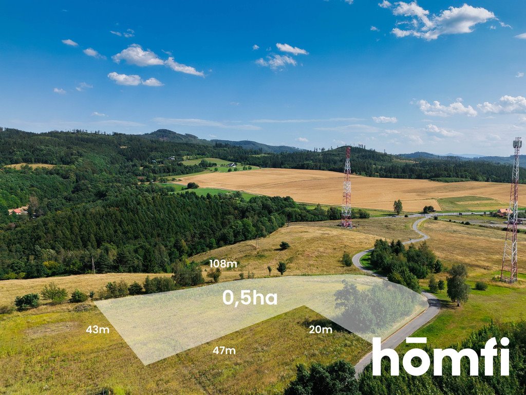 Do sprzedania działki z widokiem na góry w Dębowinie Dębowina, Widokowa  5 081m2 Foto 1