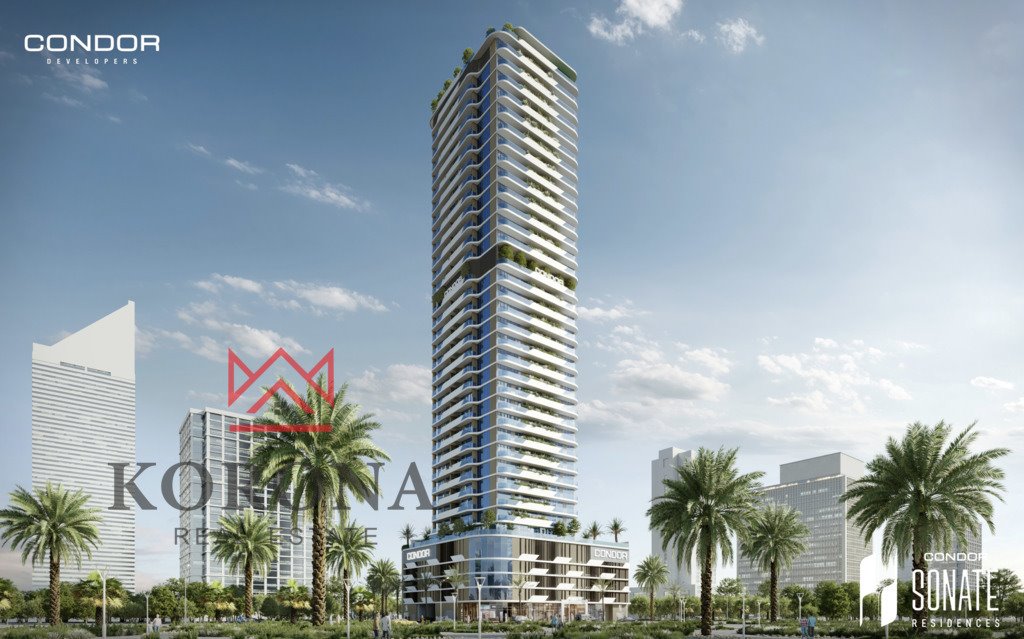 Nowoczesne studio 40 m² z widokiem na park i basen - Dubaj Zjednoczone Emiraty Arabskie, Dubaj  40m2 Foto 1