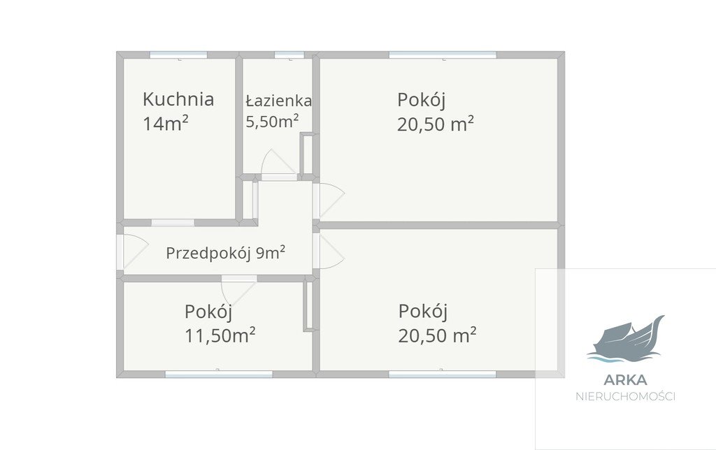 Mieszkanie trzypokojowe na sprzedaż Szczecin, Dąbie, Słupska  81m2 Foto 12