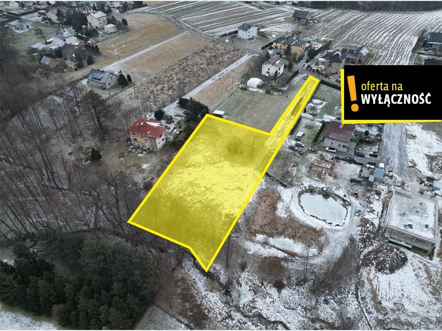 Przestronna działka 2913 m² z mediami i dostępem asfaltowym Gołkowice, Podlaska  2 913m2 Foto 1