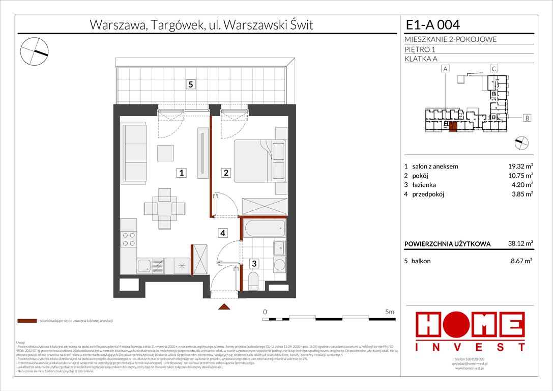 Nowe mieszkanie dwupokojowe Warszawski Świt Etap X Warszawa, Targówek, ul. Warszawski Świt  38m2 Foto 1