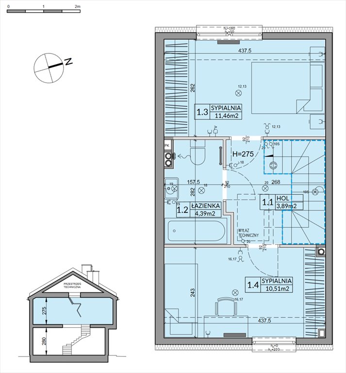 Nowy dom Nova Magdalenka 7 Słomin, Piaseczyńska  66m2 Foto 1