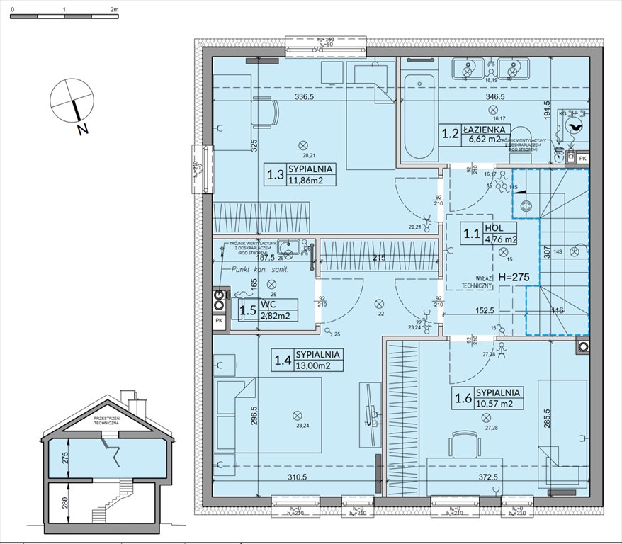 Nowy dom Nova Magdalenka 7 Słomin, Piaseczyńska  103m2 Foto 1