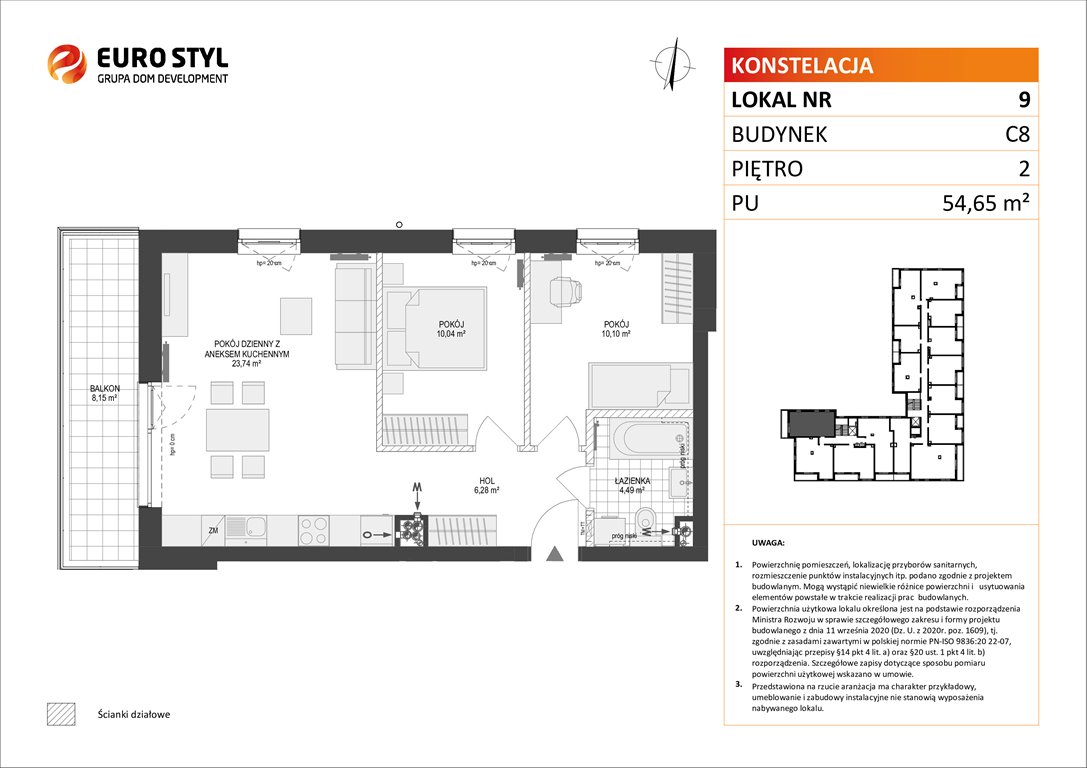 mieszkanie na sprzedaż 55m2 mieszkanie Gdynia, Pogórze, Paderewskiego