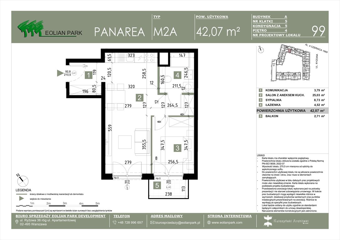 Nowe mieszkanie dwupokojowe PANAREA Warszawa, Ursus, Ryżowa  42m2 Foto 1