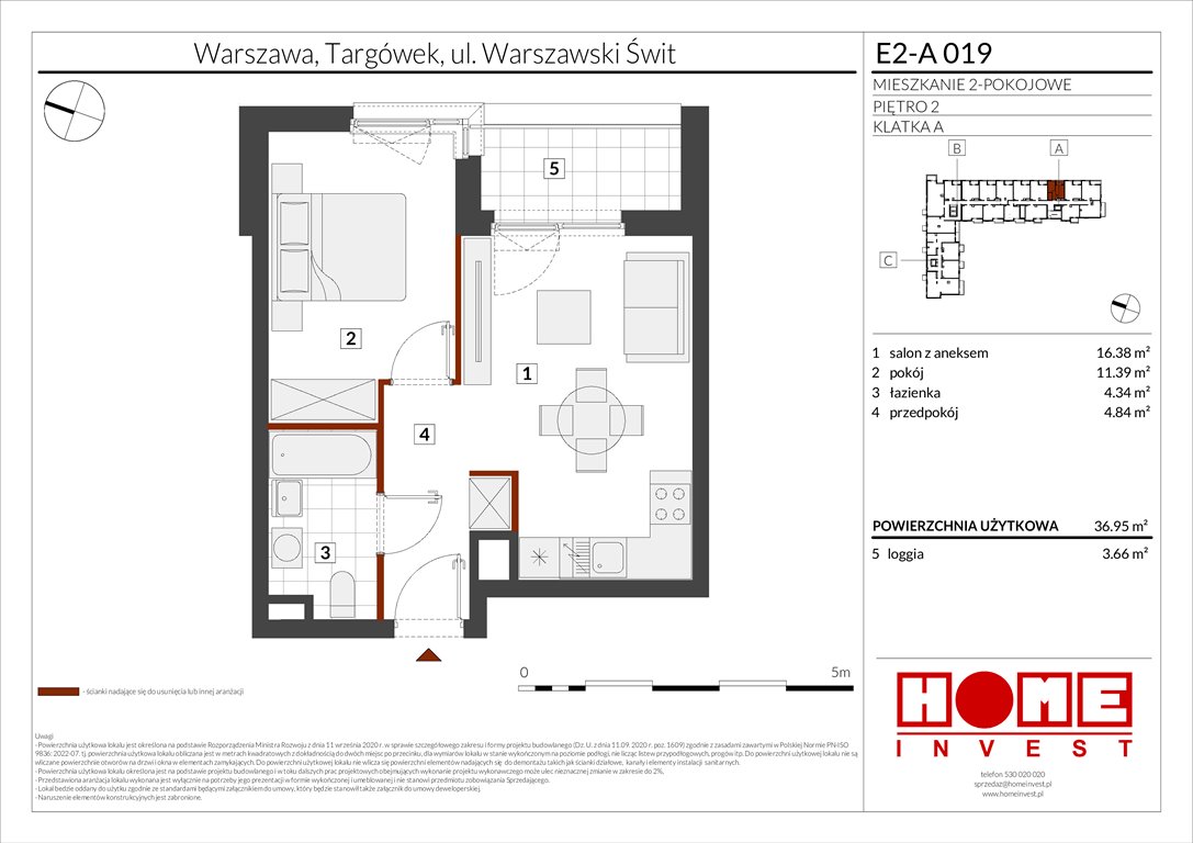 Nowe mieszkanie dwupokojowe Warszawski Świt Etap XI Warszawa, Targówek, ul. Warszawski Świt  37m2 Foto 1