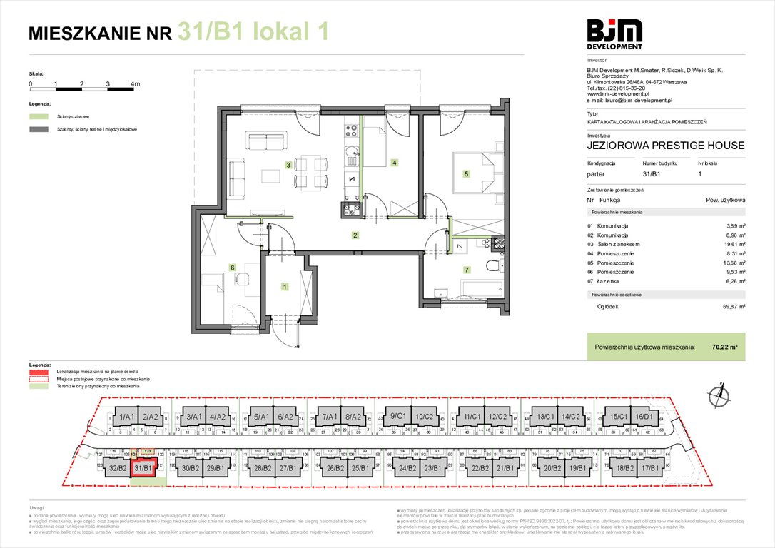 Nowe mieszkanie czteropokojowe  JEZIOROWA PRESTIGE HOUSE Warszawa, Wawer, Jeziorowa  70m2 Foto 1