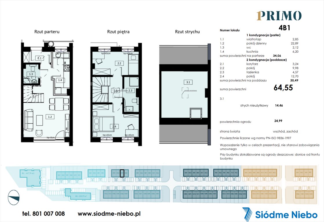 Nowy dom Osiedle PRIMO Pruszcz Gdański, Rokitnica, Droga Słowackiego  65m2 Foto 1