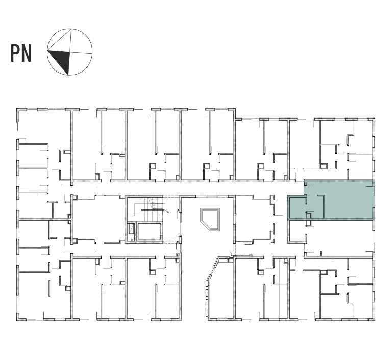 Nowa kawalerka ATRIUM HOUSE Tyczyn, Laurowa 25  32m2 Foto 1