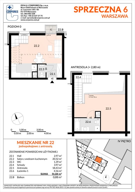 Nowa kawalerka Sprzeczna 6 Warszawa, Praga Północ, Sprzeczna 6  52m2 Foto 1