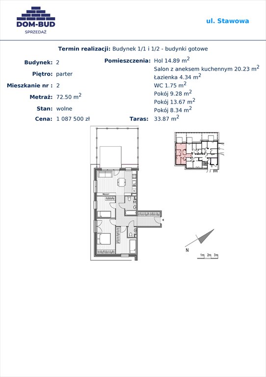 Nowe mieszkanie czteropokojowe  Stawowa Kraków, Bronowice Wielkie, Stawowa  73m2 Foto 1