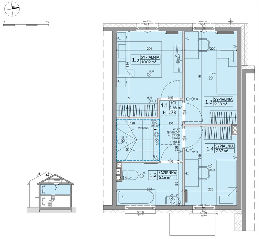 Nowy dom Osiedle Słoneczne Sulejówek, Szklarniowa  78m2 Foto 1