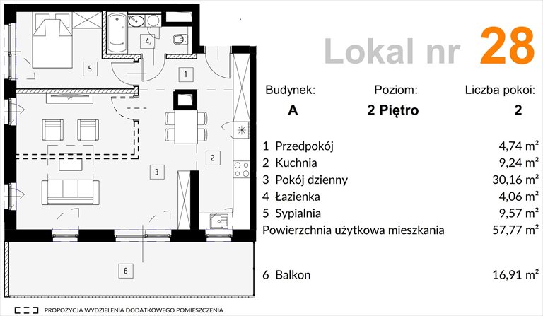 Nowe mieszkanie dwupokojowe OSTRAWSKA 1 Katowice, Ligota, Ostrawska  58m2 Foto 1