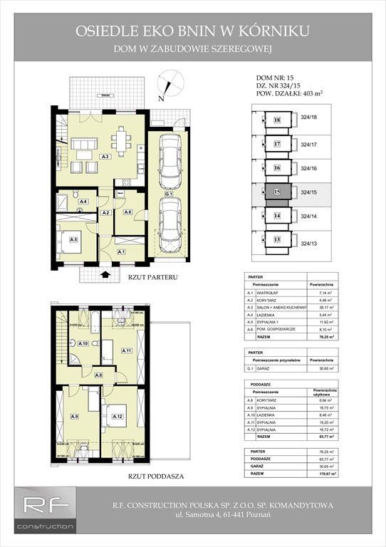 Nowy dom Osiedle EKO Bnin w Kórniku Poznań, Kórnik - Bnin, Steinmetza  171m2 Foto 1