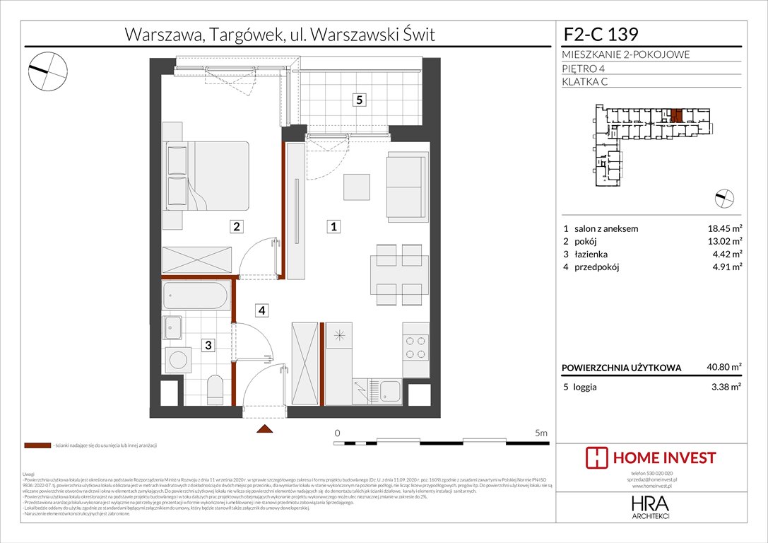 Nowe mieszkanie dwupokojowe Warszawski Świt Etap XIV Warszawa, ul. Warszawski Świt  41m2 Foto 1