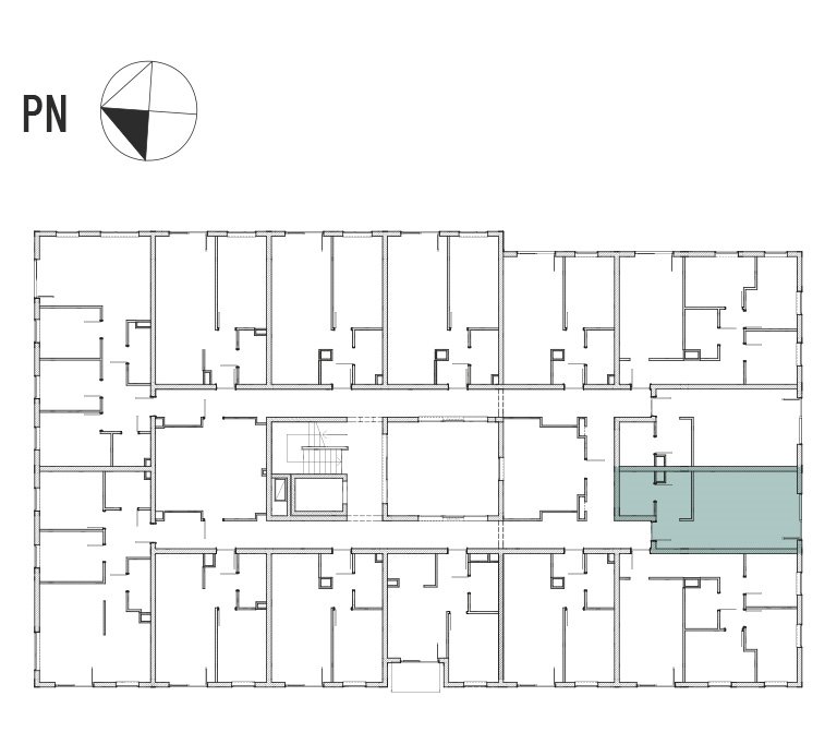 Nowa kawalerka ATRIUM HOUSE Tyczyn, Laurowa 25  32m2 Foto 1