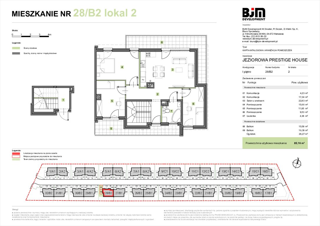 Nowe mieszkanie czteropokojowe  JEZIOROWA PRESTIGE HOUSE Warszawa, Wawer, Jeziorowa  85m2 Foto 1
